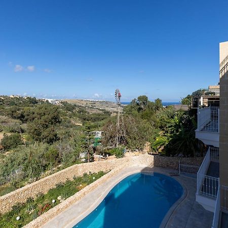 Gozo - Apartment With Stunning Views & Shared Pool 자프라 외부 사진