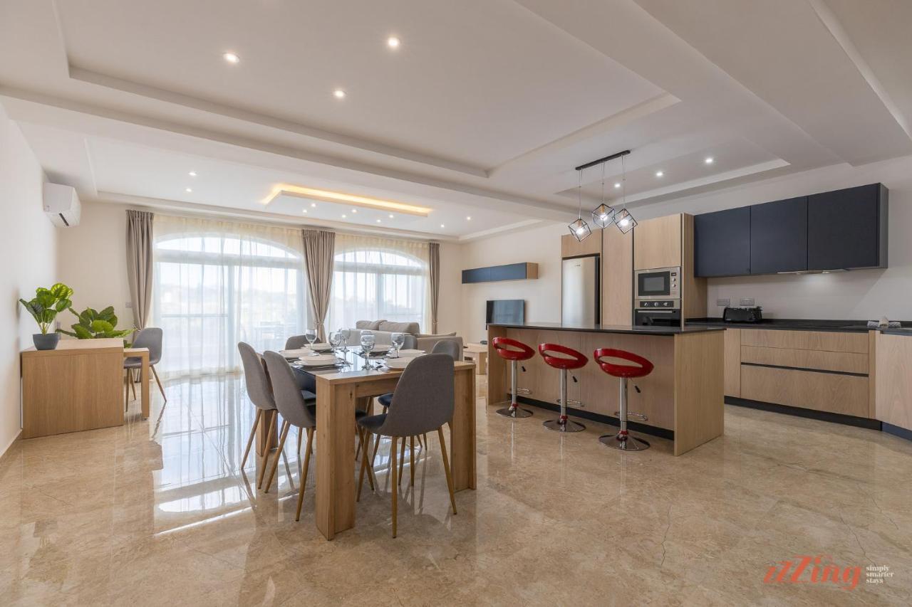Gozo - Apartment With Stunning Views & Shared Pool 자프라 외부 사진